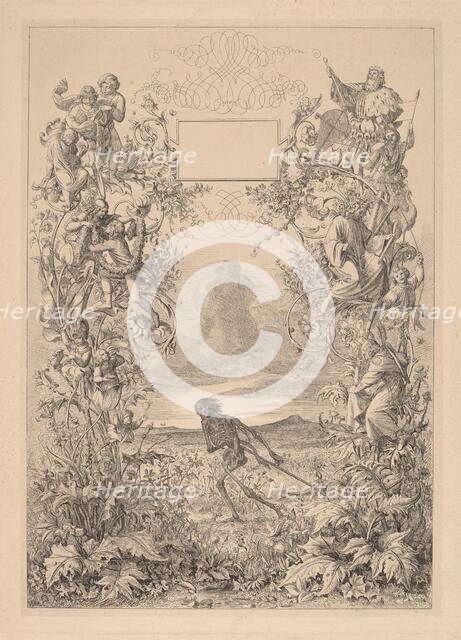 Heute Roth, Morgen Tod (Today Red, Tomorrow Dead), 1839. Creator: Eugen Napoleon Neureuther.