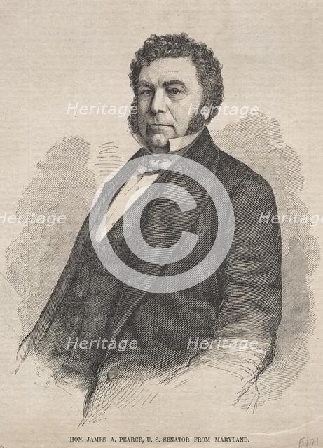 Hon. James A. Pearce, U. S. Senator from Maryland, 1859. Creator: Winslow Homer (American, 1836-1910).