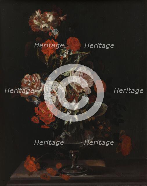 Still Life with Flowers, 1700-1720. Creator: Jacob Campo Weyerman.