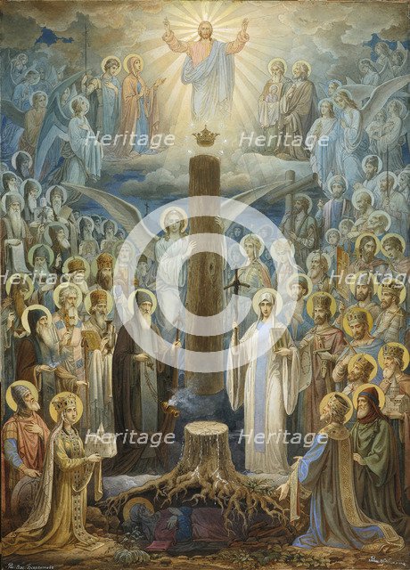 The Glory of the Georgian Orthodox Church, End of 1870s-Early 1880s. Artist: Barvitov, Vasily Andreyevich (1840-1886)