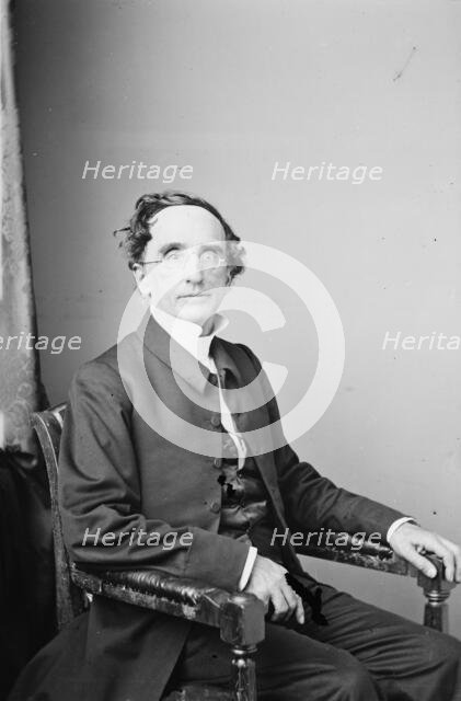 Rev. J.M. Randall, between 1855 and 1865. Creator: Unknown.