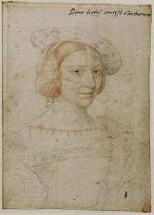 Beatrix Pacheco d'Ascalana, Comtesse d'Entremont. Artist: Clouet, Jean (c. 1485-1541)