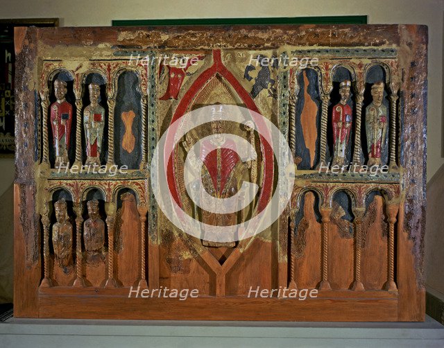Frontal of the altar of San Hilario (Buira Front) from the chapel of the Virgin of la Mola in Hue…