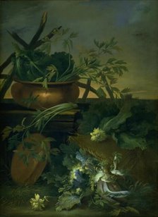 Still Life. Vegetables, 1675-1735. Creator: Jean Baptiste Gaijot Dubuisson.