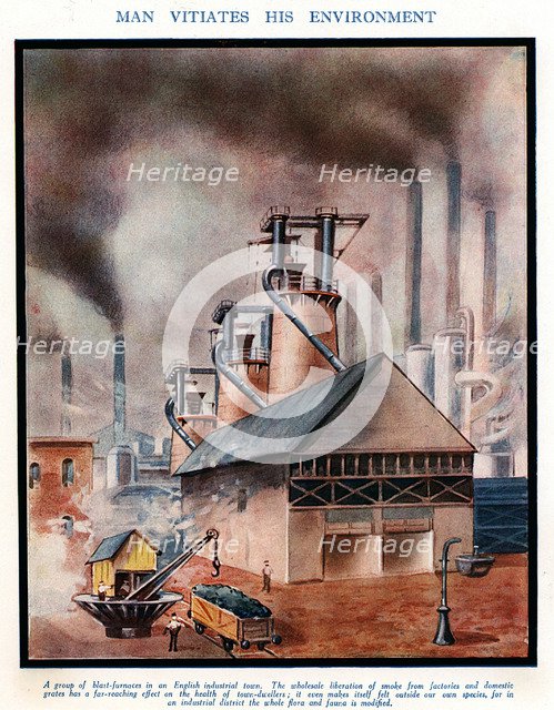 'Man Vitiates his Environment', early 20th century. Artist: Unknown