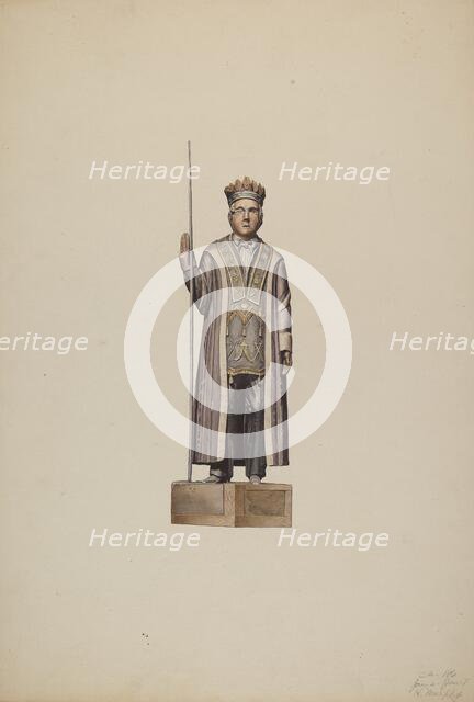 Commemorative Figure, 1935/1942. Creator: Henry Murphy.