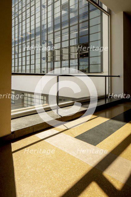 The Bauhaus building, Dessau, Germany, 2018.  Artist: Alan John Ainsworth.