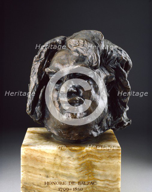 Balzac, Head before the Last Study, c1890s. Artist: Auguste Rodin.