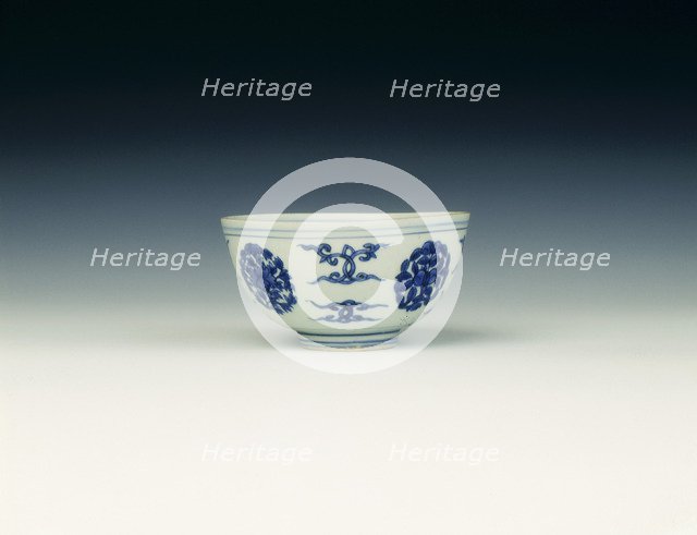 Blue and white bowl, Ming dynasty, Jiajing period, China, 1522-1566. Artist: Unknown