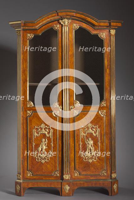 Pair of Bookcases (Bibliothèques), c. 1720. Creator: Charles Cressent (French, 1685-1768), attributed to.