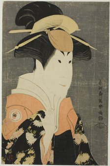 The actor Segawa Tomisaburo II as Yadorigi, wife of Ogishi Kurando, 1794. Creator: Tôshûsai Sharaku.