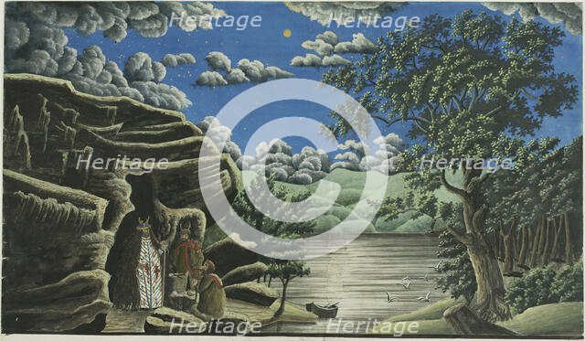 The Sorceress of the Yakuts in North East Asia, n.d. Creator: Ernst Damitz.