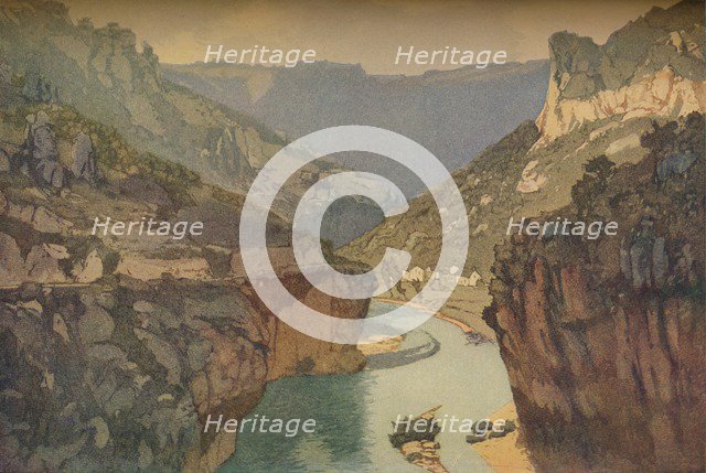 The Gorges of the Tarn, 1912, (1914). Artist: Edward Louis Lawrenson
