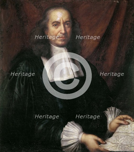 Portrait of Marcello Malpighi (1628-1694).