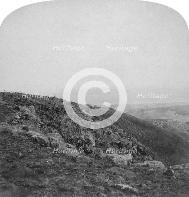 South slope of Spion Kop, South Africa, Boer War, 1901.Artist: Underwood & Underwood