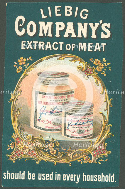 Liebig Company Meat extract, 1880s. Artist: Unknown