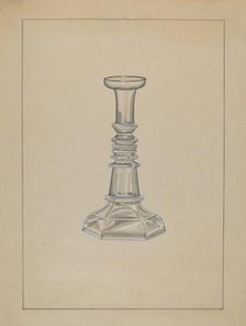 Candlestick, c. 1936. Creator: John Dana.