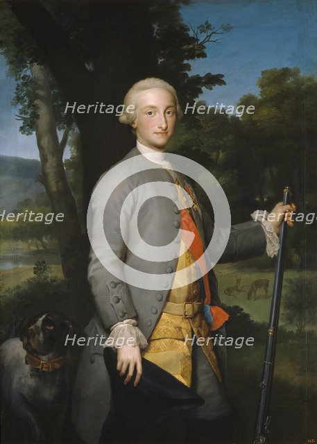 Charles IV of Spain as Prince of Asturias, ca 1764-1765. Artist: Mengs, Anton Raphael (1728-1779)