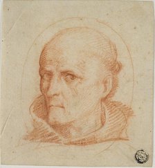 Portrait Head of Franciscan Monk, n.d. Creator: Unknown.
