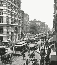 Broadway, New York, USA, 1895. Creator: Unknown.