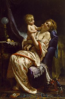 Maternity, 1873. Creator: Léon Bazile Perrault.