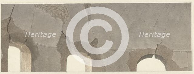 Part of the Vault of the Temple of Minerva Medica in Rome, c.1809-c.1812. Creator: Josephus Augustus Knip.