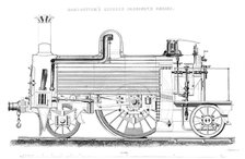 Ramsbottom's Express Passenger Engine, 1866. Artist: Unknown