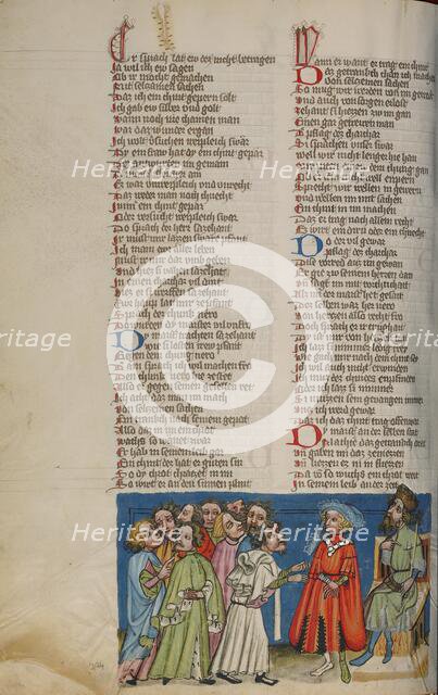 Nero Commanding His Advisers to Prepare a Potion That Would Make Him Pregnant, about 1400-1410. Creator: Unknown.