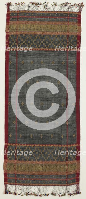 Shoulder or Head Cloth (selendang), Sumatra, 19th century. Creator: Unknown.