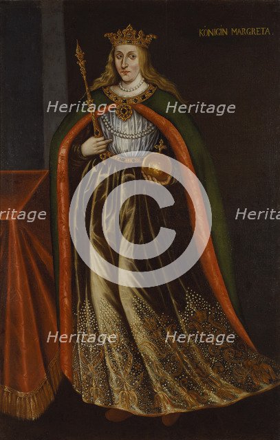 Portrait of Margaret I of Denmark (1353-1412).