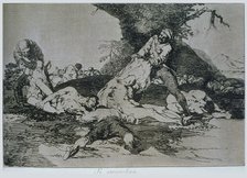 The Disasters of War, a series of etchings by Francisco de Goya (1746-1828), plate 16: 'Se aprove…