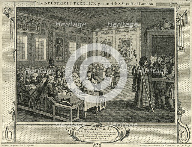 'City Feast', 1747, (1925). Creator: William Hogarth.