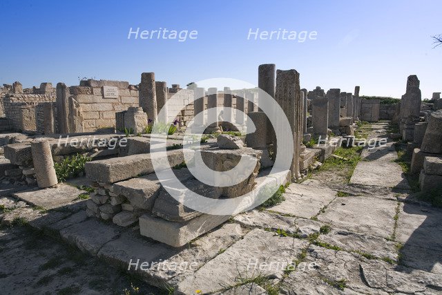 The Basilica of Hildeguns, Mactaris, Tunisia. Artist: Samuel Magal