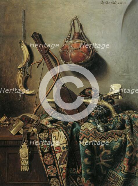 Oriental household items, c1890. Creator: Camilla Friedlander.