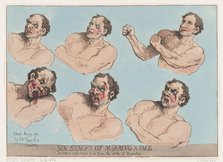 Six Stages of Marring a Face, May 29, 1792., May 29, 1792. Creator: Thomas Rowlandson.