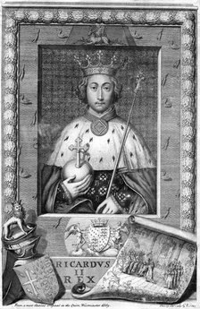 Richard II, King of England.Artist: George Vertue