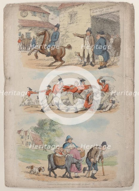 Plate 1, from "World in Miniature", 1816., 1816. Creator: Thomas Rowlandson.