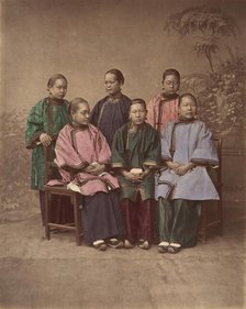 Filles de Shanghai, 1870s. Creator: Unknown.