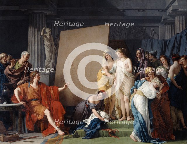 'Zeuxis Choosing a Model from the Beautiful Girls of Croton', 1789. Artist: Francois-Andre Vincent