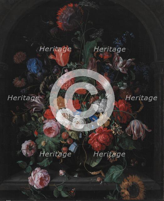 Flower Piece, 1660-1707. Creator: Hendrik Schoock.