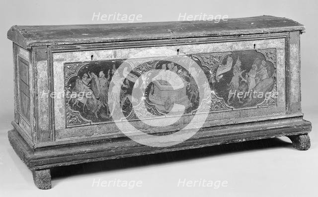 Cassone (one of a pair), second quarter 15th century. Creator: Unknown.