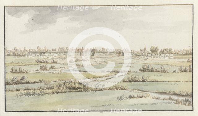 View of the Fortress of Saint-Michiel, near ’s-Hertogenbosch, 1672. Creator: Josua de Grave.