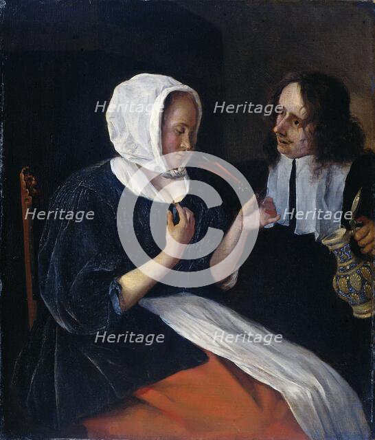 A couple drinking, 1660-1679. Creator: Jan Steen.