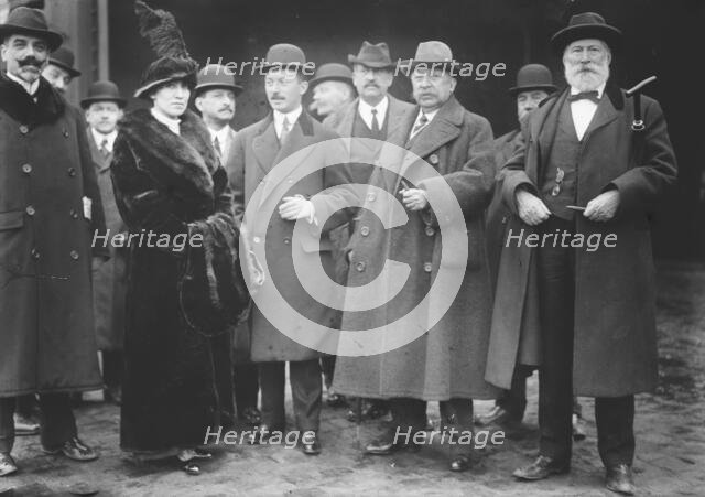 Mme. De Valenzuela, R. Reyes Jr., R. Reyes, J.M. Eder, R.J. Maller, 1913. Creator: Bain News Service.