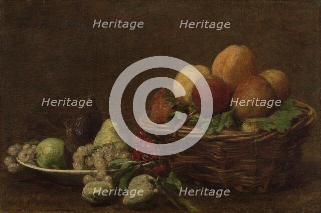 Still Life with Fruit, c.1880-c.1890. Creator: Henri Fantin-Latour.