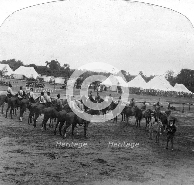 Sports day at Narsampet, India, 1905. Artist: Unknown