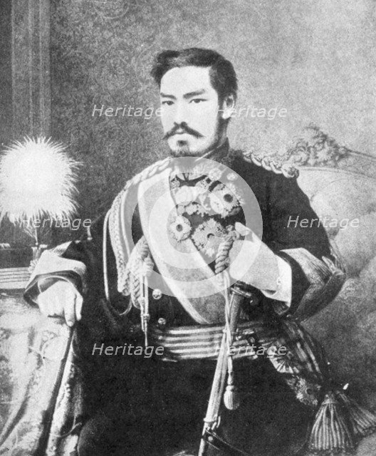 Emperor Mutsuhito, Japanese, c1867. Creator: Unknown.