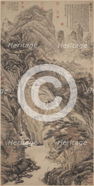 Lofty Mount Lu, 15th century. Creator: Shen Chou (1427-1509).