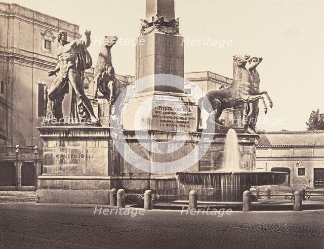 Monte Cavallo, 1848-52. Creator: Eugène Constant.