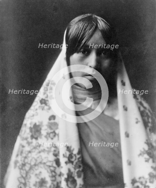 Walvia ("Medicine Root")-Taos, c1905. Creator: Edward Sheriff Curtis.